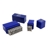 Steel Stamp Set, .5mm, A-Z Letters, 0-9 Numbers, Digital Symbols, English Sign