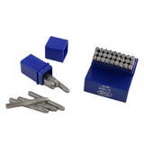 Steel Stamp Set, .5mm, A-Z Letters, 0-9 Numbers, Digital Symbols, English Sign
