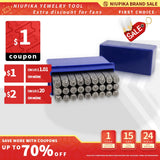 Steel Stamp Set, .5mm, A-Z Letters, 0-9 Numbers, Digital Symbols, English Sign