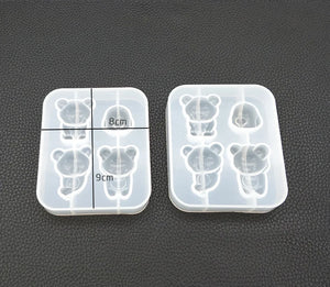 Bear Sugar Moulds Resin Jewelry Mold Pendant Tools