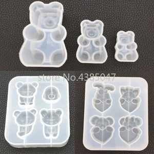 Bear Sugar Moulds Resin Jewelry Mold Pendant Tools