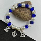 Greek Letters Charm Bracelet - Personalized Multi-Function Jewelry