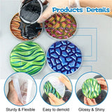 Wave Sunflower Love Coaster Mold Set