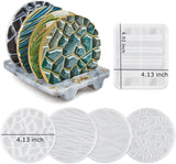 Wave Sunflower Love Coaster Mold Set