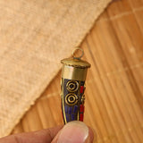 Ethnic Boho Copper Nepal Horn Charms Pendant Retro Necklace Jewelry