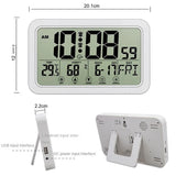 Digital Desktop Clock with Alarm, Time/Calendar/Temperature Display