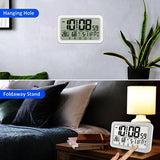 Digital Desktop Clock with Alarm, Time/Calendar/Temperature Display