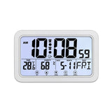 Digital Desktop Clock with Alarm, Time/Calendar/Temperature Display