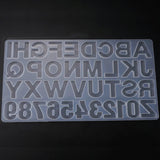 English Alphabet Epoxy Resin Molds for DIY Jewelry Making