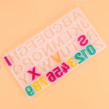 English Alphabet Epoxy Resin Molds for DIY Jewelry Making