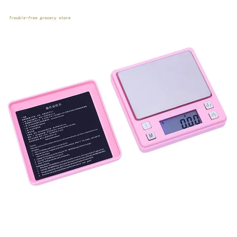 Digital Gram Scale with LCD Backlight Display 200g/0.01g Pocket Scale