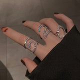 Delicate Ring Set for Couples ins Style Kids