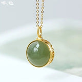 Gilded Jade Incense Box Niche for Buddha Statue