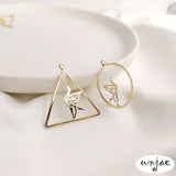 Dingbao 14K Geometric Shape Earrings DIY Jewelry Material