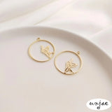 Dingbao 14K Geometric Shape Earrings DIY Jewelry Material