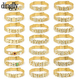 Alloy Plated Charm Mesh Bracelets For Women 10MM Stainless Steel Bangle