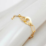 Dinh Van 925 Silver Handcuff Bracelet Menottes Hand Cuff For Women