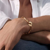 Dinh Van 925 Silver Handcuff Bracelet Menottes Hand Cuff For Women