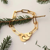 Dinh Van 925 Silver Handcuff Bracelet Menottes Hand Cuff For Women