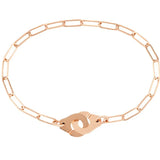Dinh Van 925 Silver Handcuffs Adjustable Franch Chain Bracelet