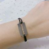 Dinh van Sterling Silver Razor Blade Bracelet Adjustable French Jewelry Gift
