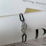 Dinh van 925 Silver Handcuffs Bracelet Women's Zircon Set Gem Jewelry