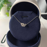 Dinh van 925 Silver Handcuffs Chain Bracelet Zircon Gem Jewelry