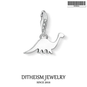 Dinosaur Charms Pendant 925 Sterling Silver Jewelry Gift Women Men