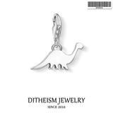 Dinosaur Charms Pendant 925 Sterling Silver Jewelry Gift Women Men