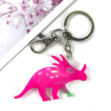 Dino Keychain Drop Glue Mold DIY Pendant Decor Silicone Mold