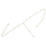 Maxi Necklace 33+8cm Collier Delicate Jewelry Cz Station Y Lariat Charm