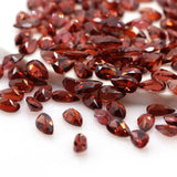 Natural Red Garnet Pear Cut Loose Gemstone 3*5mm