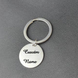 Engraved Letters Keychain Pendant for Grandmother