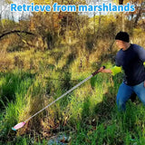 Portable Disc Golf Retriever Pole 10ft Telescoping Durable Outdoor