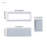 Dishwasher Resin Mold Kit Clean Dirty Sign Epoxy Resin Silicone Molds