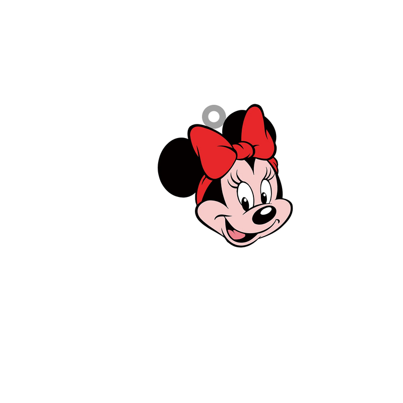 Minnie Mouse High Epoxy Resin Pendants DIY Accessories
