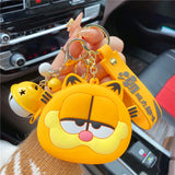 Garfield Cat Shoulder Bag Wallet Coin Purse Keychains for Women Kids