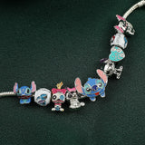 Lilo and Stitch Charm Bracelet for Women Kids