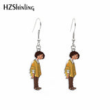Encanto Print Acrylic Hook Earrings Dangle Drop Earrings