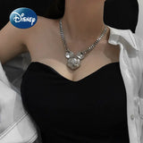Mickey Women's Cartoon Long Necklace High Collar Jewelry
