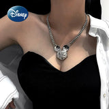 Mickey Women's Cartoon Long Necklace High Collar Jewelry