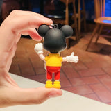 Cute Mickey Mouse Anime Keychain for Woman Girl Minnie Couple Bag Pendant Keyr