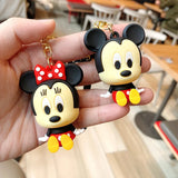 Mickey Mouse Keychain Anime Key chain Toys Minnie Lovely Car Couple Bag Keyrings
