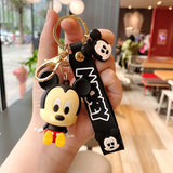 Mickey Mouse Keychain Anime Key chain Toys Minnie Lovely Car Couple Bag Keyrings