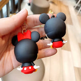 Mickey Mouse Keychain Anime Key chain Toys Minnie Lovely Car Couple Bag Keyrings