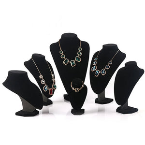 Flannel Jewelry Display Stand for Earrings Necklaces