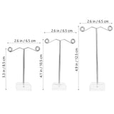 Acrylic Jewelry Holder Earring Rack Stand Organizer Necklace Storage Show