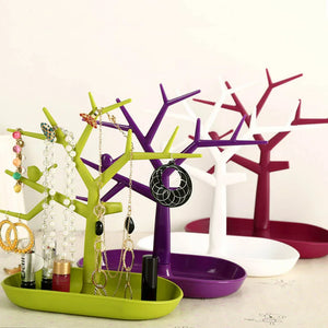 Jewelry Organizer Tree Stand Necklace Earrings Holder