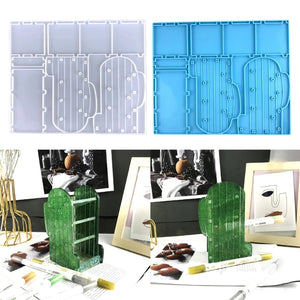 Resin Mold Jewelry Box Silicone Mold DIY Pen Holder Mold