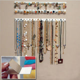 Adhesive Jewelry Display Rack Hanging Organizer